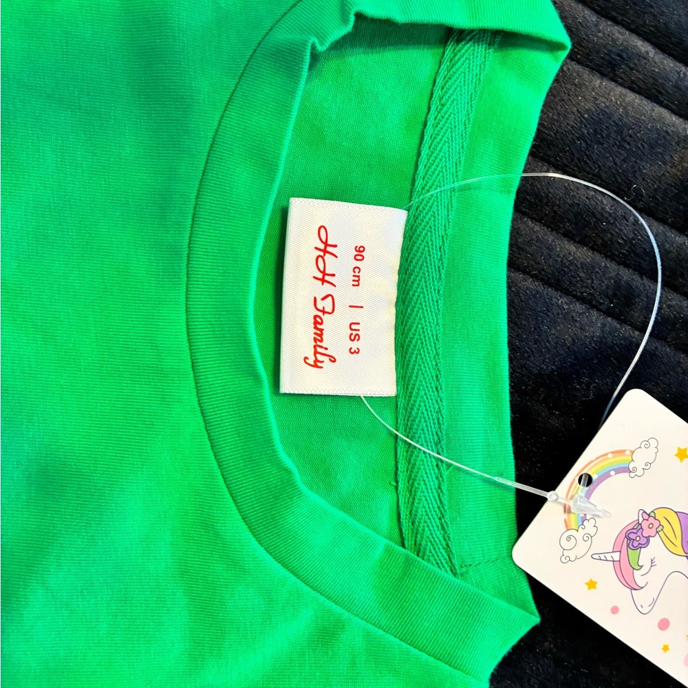 Vibrant Green Kids Tee